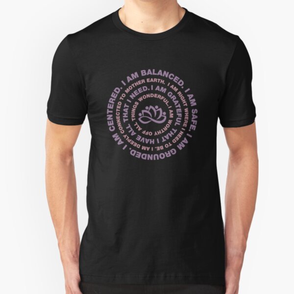 Yoga Motivational Slim Fit T-Shirt