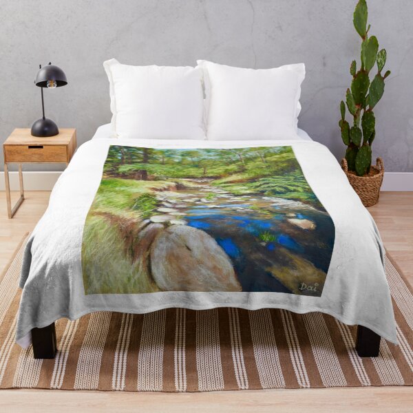 Item preview, Mullum Mullum Creek Summer designed and sold by Dai Wynn Fine Art.