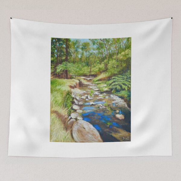 Item preview, Mullum Mullum Creek Summer designed and sold by Dai Wynn Fine Art.