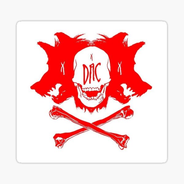 RED DAC WOLVES Sticker