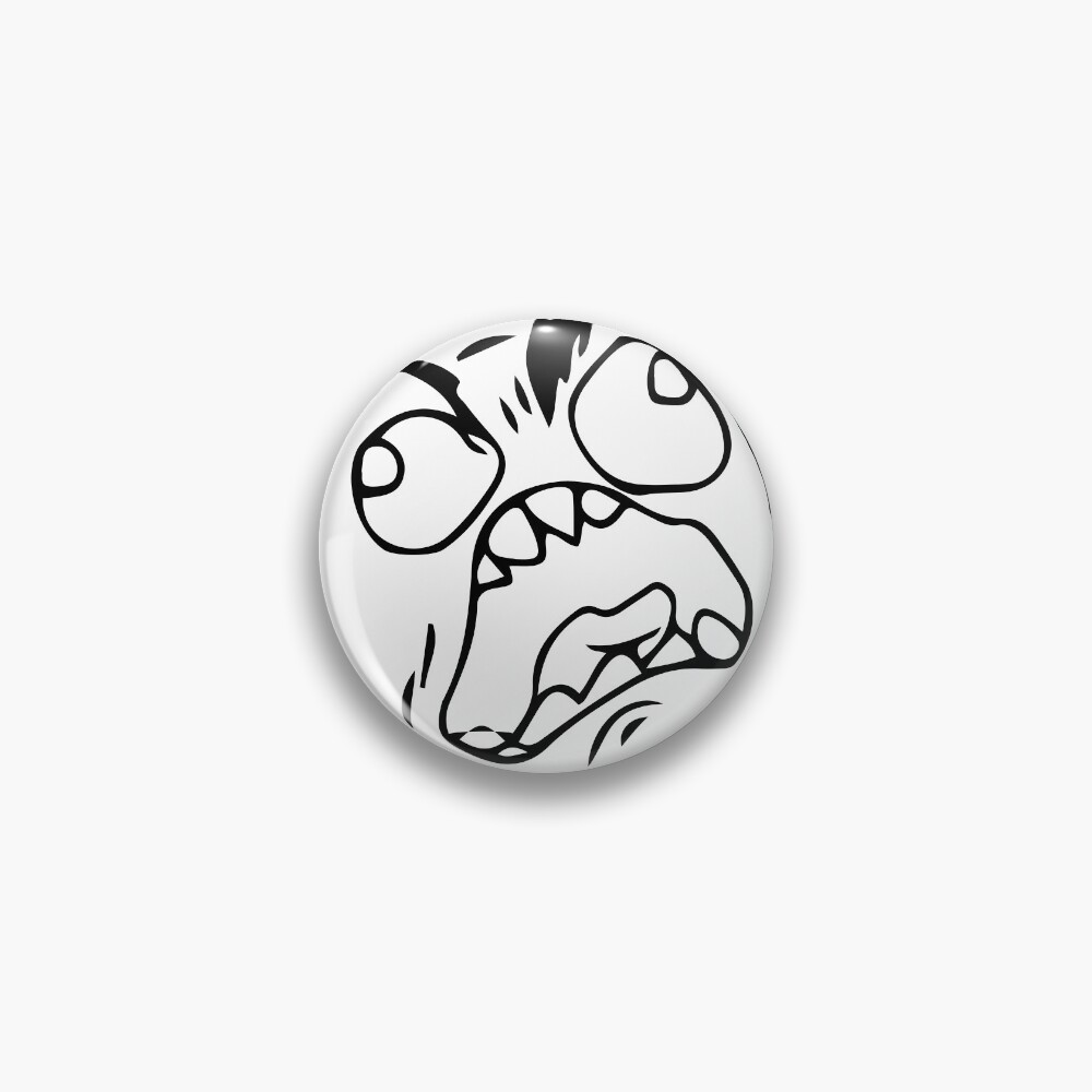 Troll face meme angry mad reaction face HD HIGH QUALITY Magnet