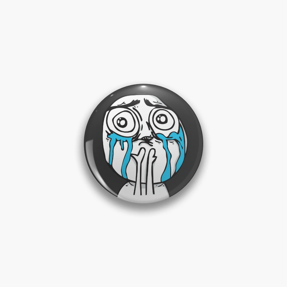 Troll Face Cuteness Overload crying emo tears Internet memes reaction face  HD HIGH QUALITY ONLINE STORE | Poster