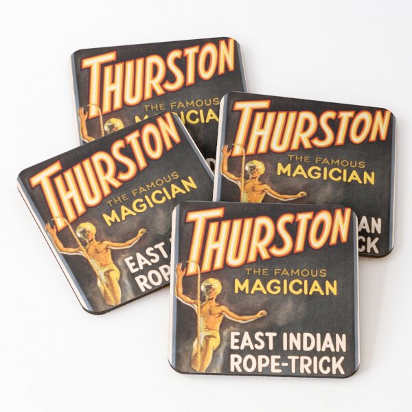 Item preview, THURSTON The Famous Magician, East Indian Rope Trick Illusion Vintage Performance Art designed and sold by retroposters.
