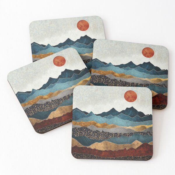 Item preview, Dusk Mountains  designed and sold by ArtWithHearts11.