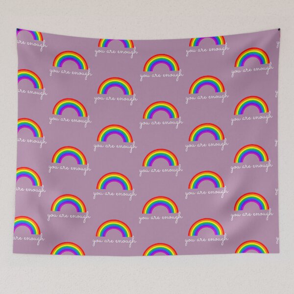 Item preview, You Are Enough + Rainbow designed and sold by cutetype.