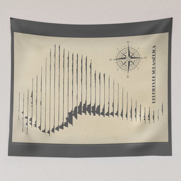 Item preview, South America Elevation profile - Perfiles de Sudamerica designed and sold by Groenendijk.
