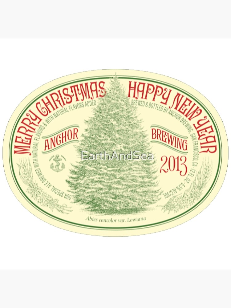 "Anchor Brewing Christmas Ale" Poster by EarthAndSea Redbubble