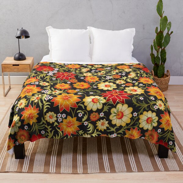 Item preview, Fall Colors Floral With Gold Highlights designed and sold by Jennifer Church.