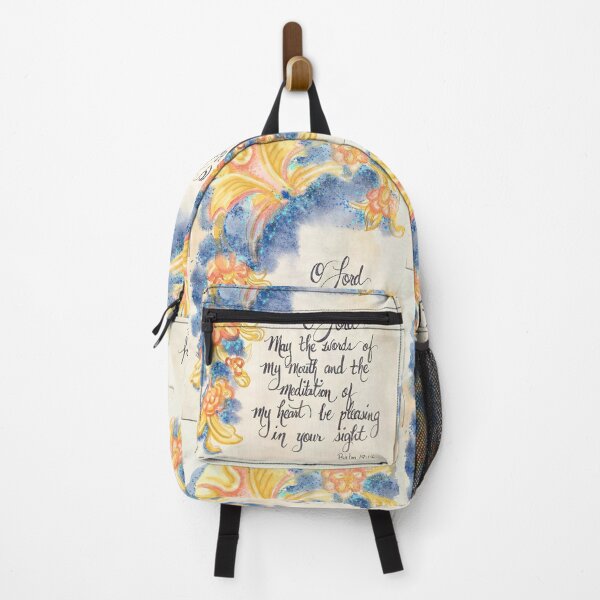 Item preview, Psalm 19:14 Floral navy design designed and sold by MymzyRedHatter.