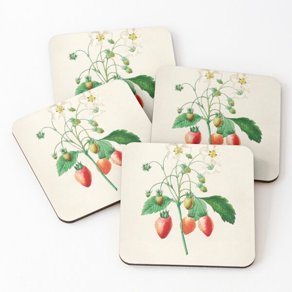 Item preview, Strawberries Vintage Botanical Illustration designed and sold by sky stephens.