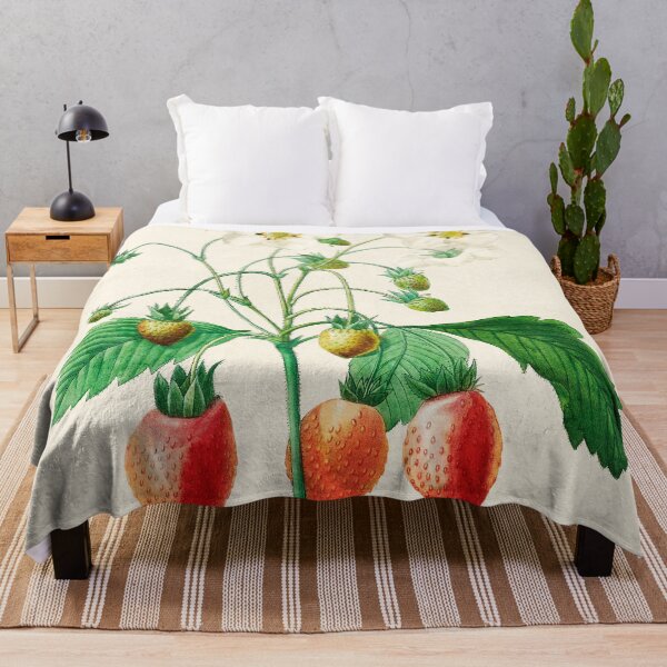 Item preview, Strawberries Vintage Botanical Illustration designed and sold by sky stephens.