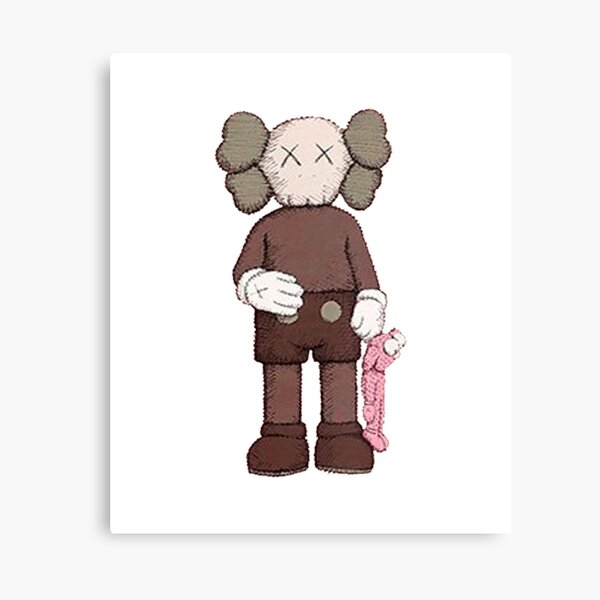 debout avec du rose Impression sur toile
