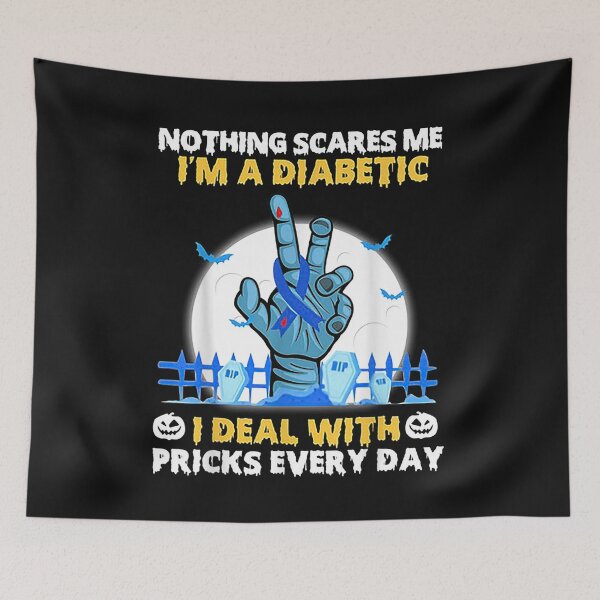 Item preview, Nothing Scares Me I'm A DIabetic I Deal With Pricks Everyday designed and sold by trieudalan.