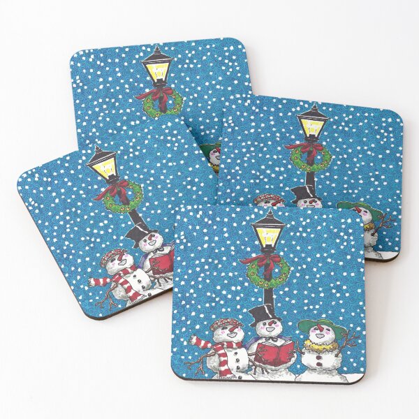 Item preview, Caroling Snowmen at Christmas designed and sold by KatydidKay.