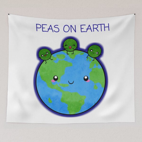 Item preview, peas on earth designed and sold by KhanWill.