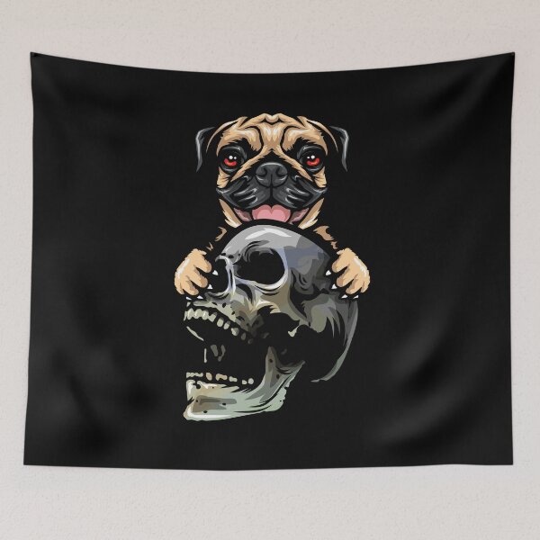 Item preview, Pug Skull designed and sold by IPRINT Clothing.