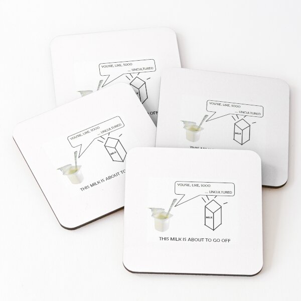 Item preview, Milk is uncultured designed and sold by PillowPuns.