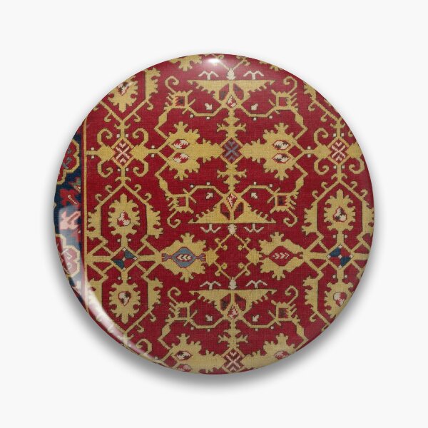 Item preview, Vintage Turkish Carpet with the Lotto Pattern 1600-1650 designed and sold by Douglas E. Welch Design and Photography.