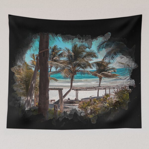 Item preview, Tropical Beach Scene. Beautiful. designed and sold by shirtdan.