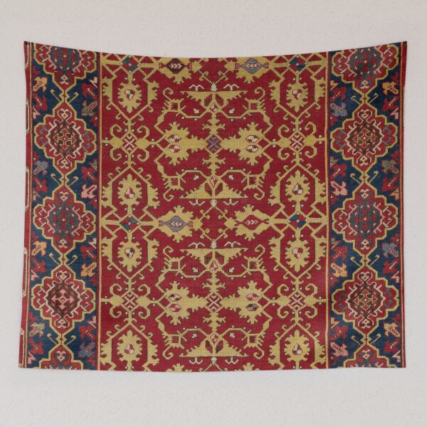 Item preview, Vintage Turkish Carpet with the Lotto Pattern 1600-1650 designed and sold by Douglas E. Welch Design and Photography.