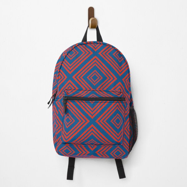 Item preview, Blue and red square pattern designed and sold by Erick Tezó.