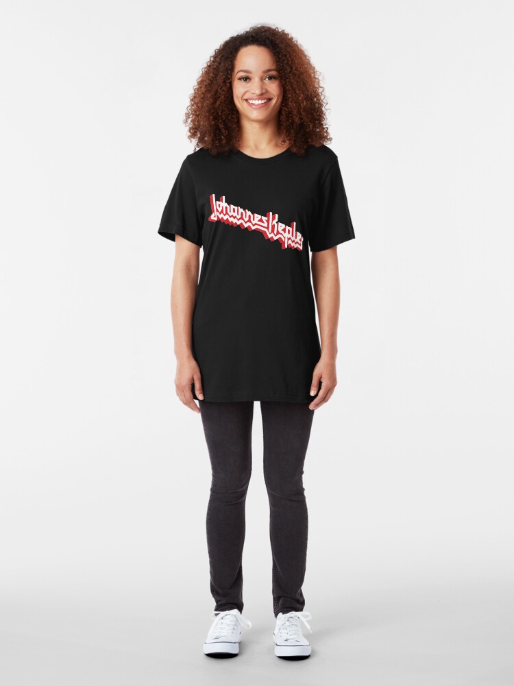 Alternate view of Johannes Kepler / Judas Priest (Monsters of Grok) Slim Fit T-Shirt