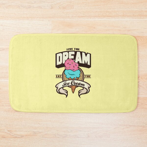 Item preview, Live The Dream Eat The Ice Cream designed and sold by DOGGY SEASON.