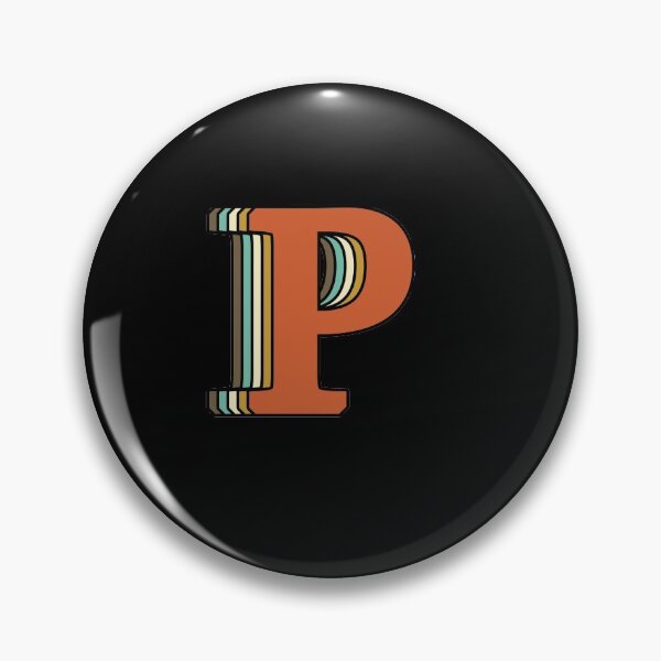 Item preview, 50's Retro P Letter designed and sold by Sober Life.