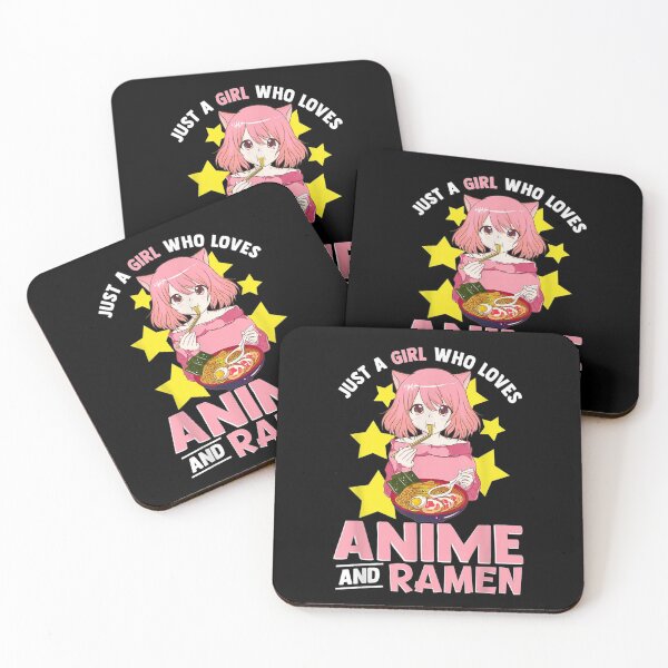 Item preview, Just A Girl Who Loves Anime and Ramen Bowl Japanese Noodles  designed and sold by LunaDoves.