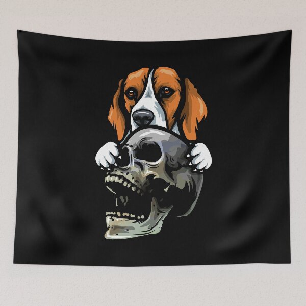 Item preview, Beagle Skull designed and sold by IPRINT Clothing.