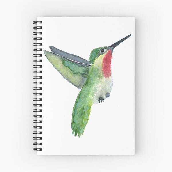 Item preview, Ruby-Throated Hummingbird designed and sold by HappyBeeAnnie.