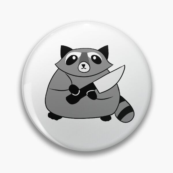 Item preview, Racoon with Knife  designed and sold by BrandyMari.