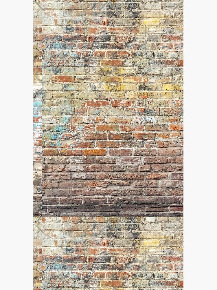 Texture Brick wall red bricks with old paint graffiti vintage very