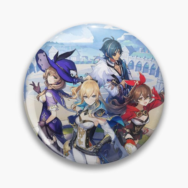 Item preview, Genshin Impact Main Characters designed and sold by Saikishop.