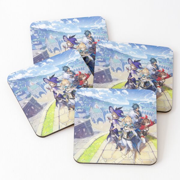 Item preview, Genshin Impact Main Characters designed and sold by Saikishop.