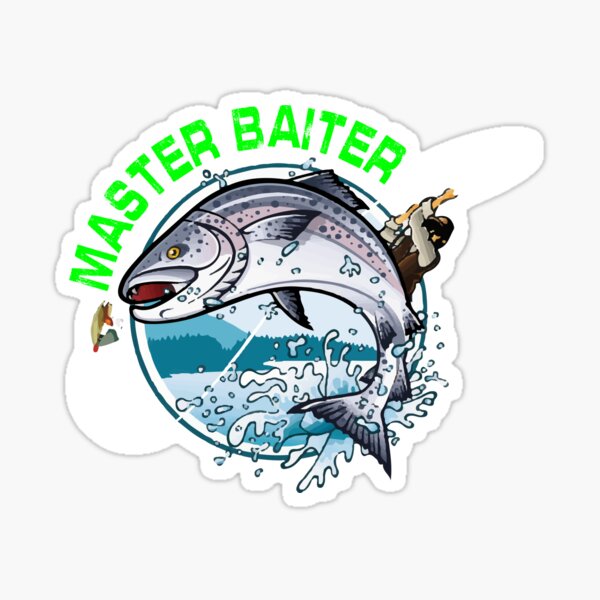 Master Baiter Sticker for Sale by FishingloversYT