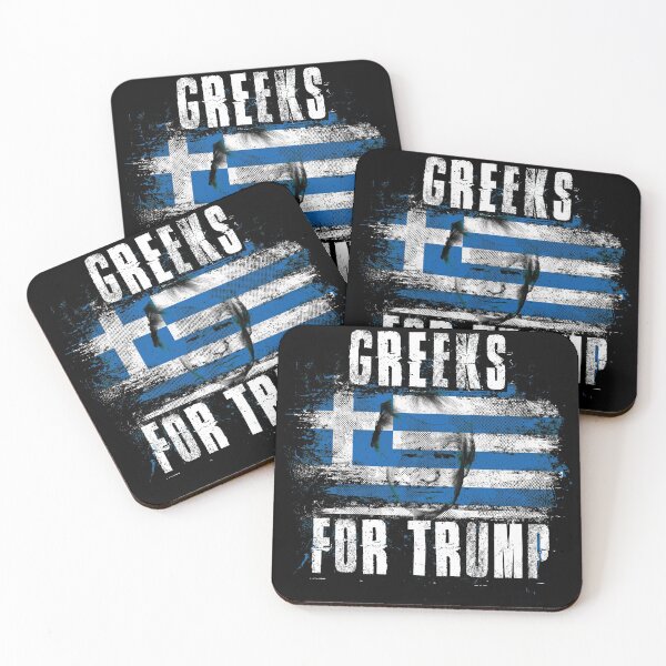 Item preview, Greeks For Trump - Trump 2020 Patriotic Flag designed and sold by ockshirts.