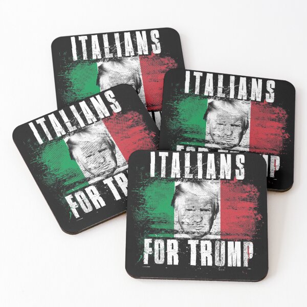 Item preview, Italians For Trump - Trump 2020 Patriotic Flag designed and sold by ockshirts.