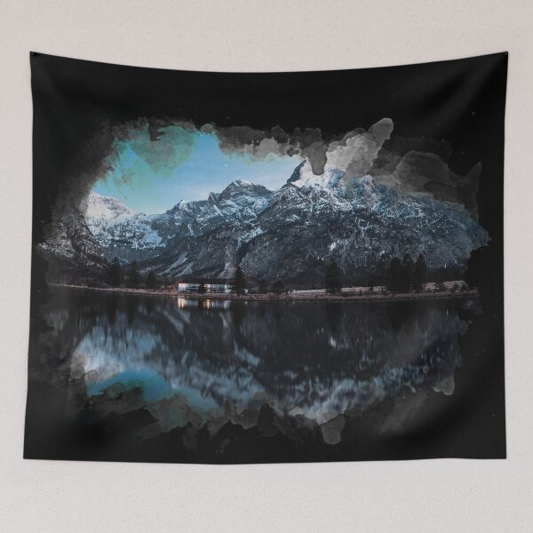 Item preview, Mountain Lake Scene. Beautiful. designed and sold by shirtdan.