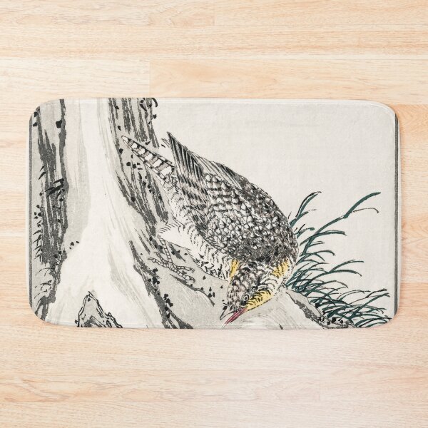 Item preview, japanese great tit and japanese cypress illustration 42476318475 designed and sold by Bird-Lore.