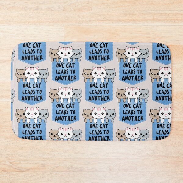 Item preview, One cat leads to another kawaii cat pocket designed and sold by GoodyLeo.