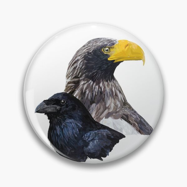 Item preview, Pigargo y cuervo designed and sold by obscurite.