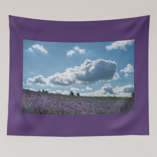Aperçu de l'œuvre Nuages sur le champ de Phacelia créée et vendue par Alisonchambers2.