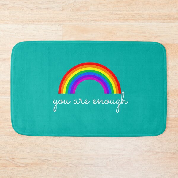 Item preview, You Are Enough + Rainbow designed and sold by cutetype.