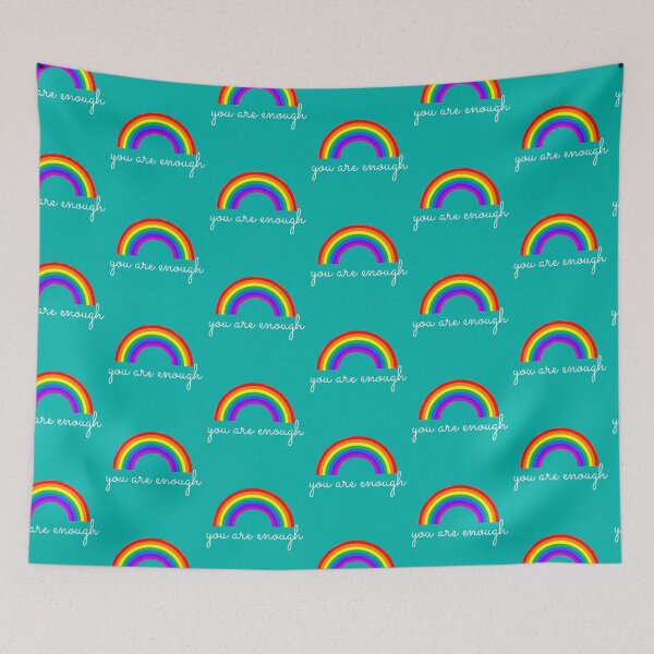Item preview, You Are Enough + Rainbow designed and sold by cutetype.