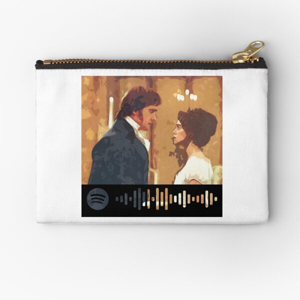 Pride and Prejudice Darcy and Lizzie Zipper Pouch