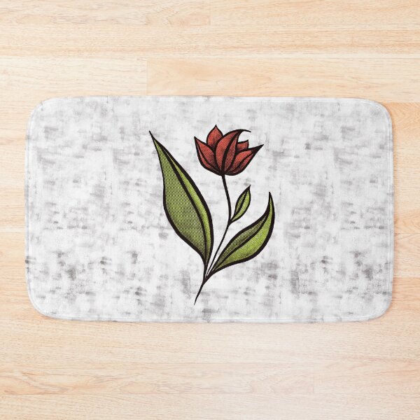 Item preview, Beautiful Flower Red Green Distressed Texture designed and sold by Boriana Giormova.