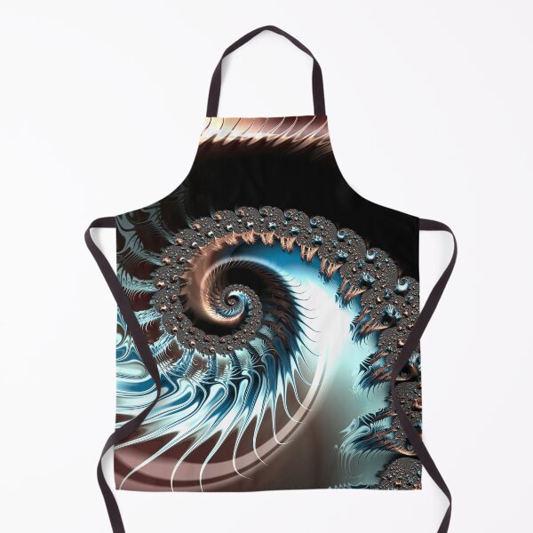 Item preview, Teal and Brown Star Spiral  designed and sold by Elisabeth Lucas.