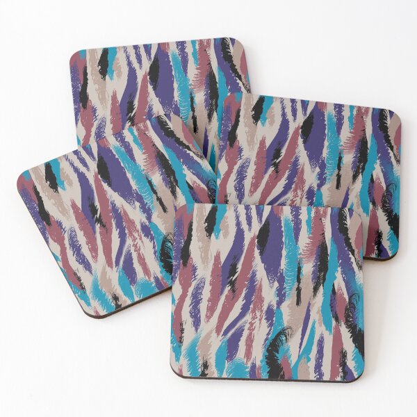 Item preview, Wild feather pattern blue designed and sold by amagaclothing.