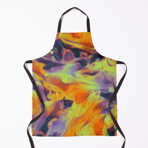 Item preview, Blazin - purple yellow green orange red abstract swirl pattern designed and sold by JaycraveDesigns.